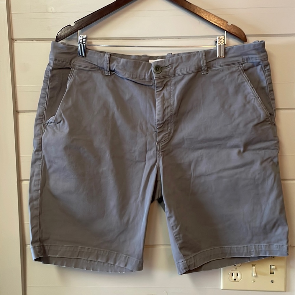 Hudson Clint Men’s Flat Front Chino Shorts Size 38.